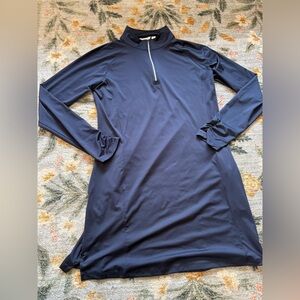 Lady Hagen golf dress long sleeve navy pick ball fitness large